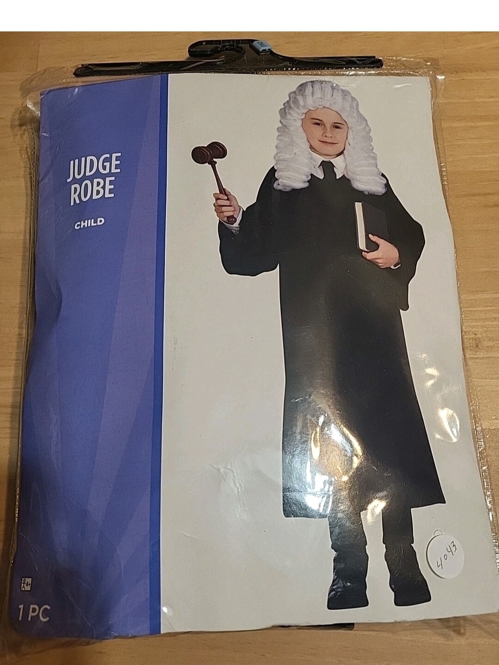 Child Judge Robe Costume - Black